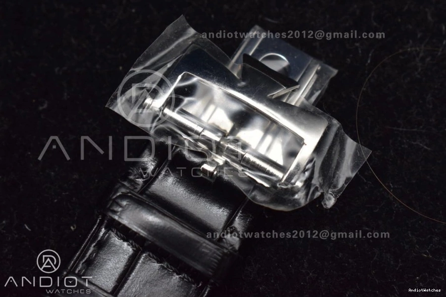 Black SportInspired Maker Dial Black 8F Overseas Strap on 932 Rubber SS 0426